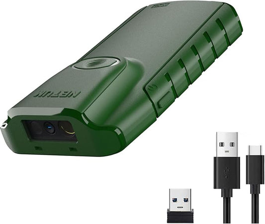 NETUM Bluetooth 1D Barcode Scanner, 3-in-1 Small Portable CCD Bar Code Reader by NETUM