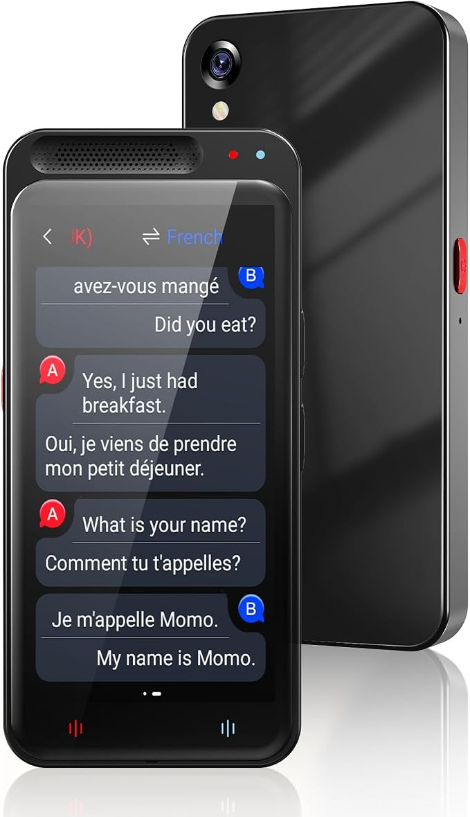 Language Translator Device, 150 Languages Two-Way Instant Translator Device by Simbago