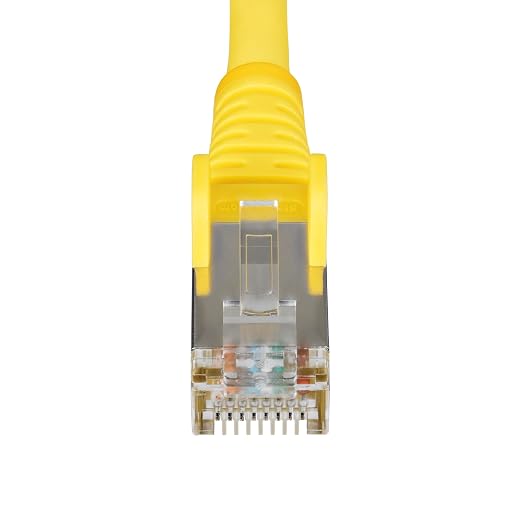 StarTech.com 6in Yellow CAT6a Ethernet Cable, Snagless RJ45, 100W PoE++ - Image 4