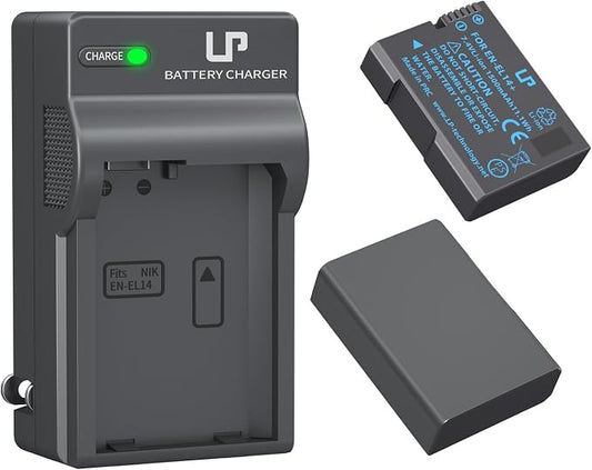 LP EN-EL14 EN EL14a Battery Charger Pack, P7800 & More by LP