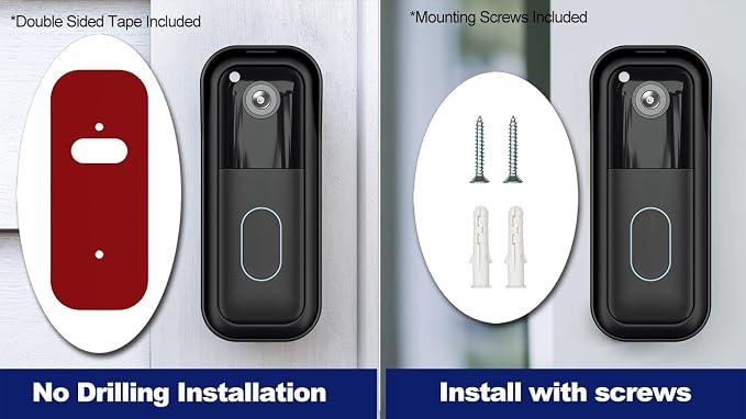 Blink Doorbell Mount for All-new Blink Video Doorbell, No-Drilling Blink Mount - Image 3