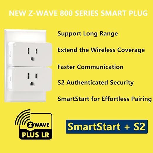 Minoston 800 Zwave Plug Smart Outlet Switch LR, Z-Wave hub Required, Bult in - Image 5