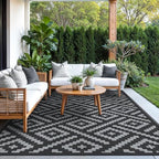 GENIMO Outdoor Rug, Waterproof Plastic Rugs - Image 4