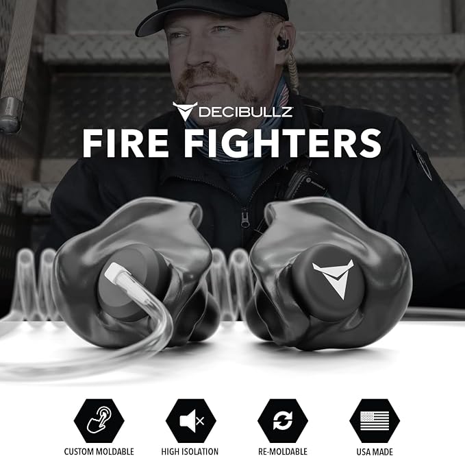 Decibullz Custom Molded Security Radio Surveillance Earpiece Set, Thermo-Fit - Image 5