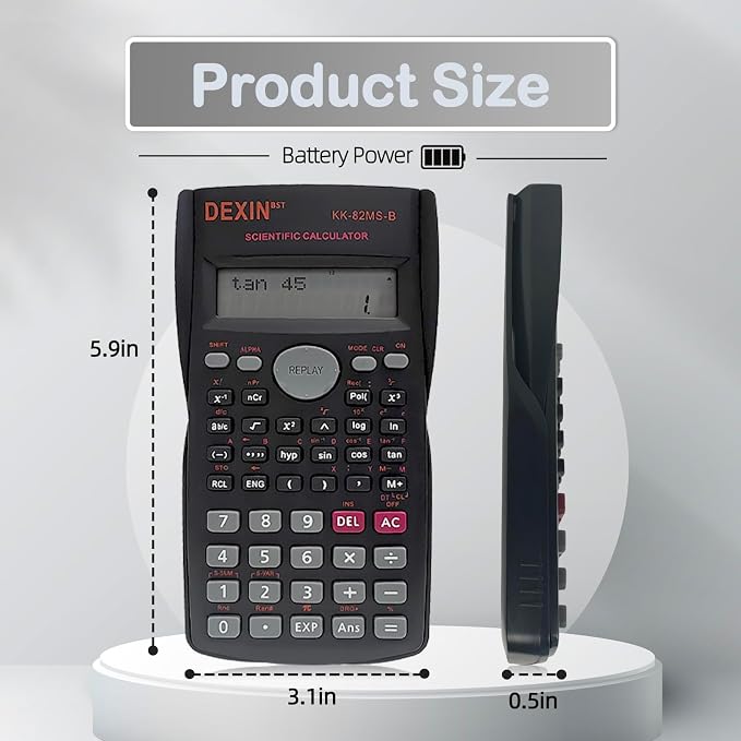 16 Pack 2 Line Engineering Scientific Calculator, Basic Construction - Image 2