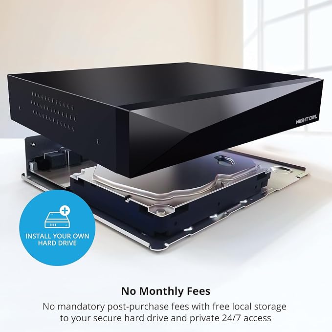 Night Owl 2-Way Audio 20 Channel 4K Video Home Security DVR - Image 8