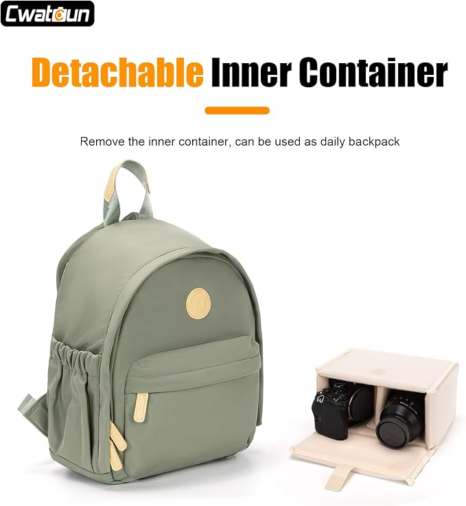 Cwatcun Camera Backpack Bag Small - Image 4