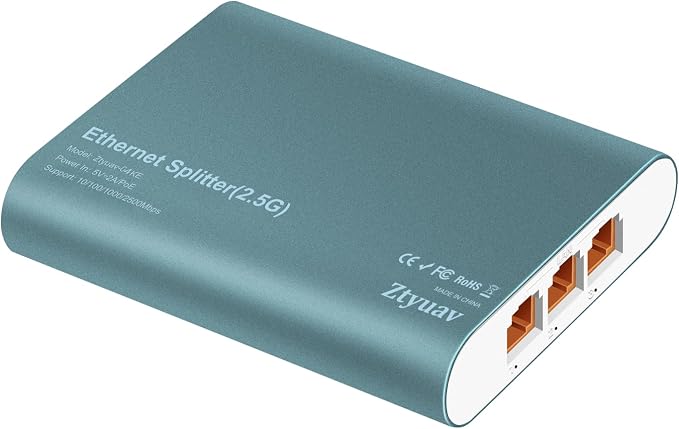 1 to 3 2.5Gbps Ethernet Splitter by ProfessionalNetworkSwitchManufacturer