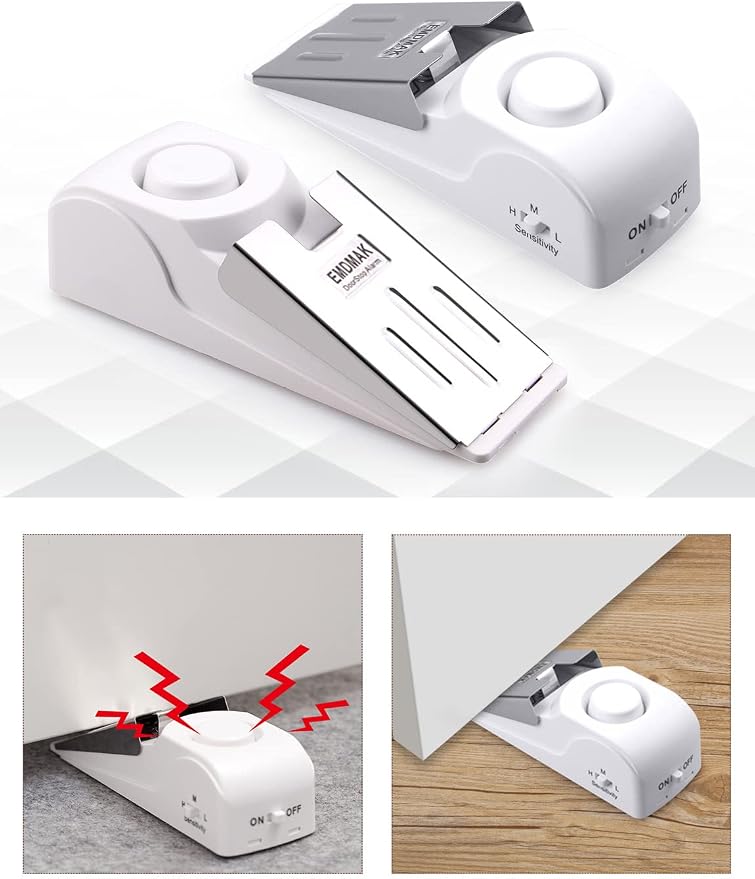 EMDMAK Door Stop Alarm with 120DB Siren Door Stop - Image 5