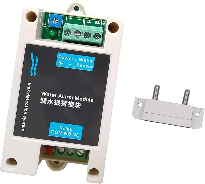 12V DC Wired Water Detectors Water Leak Alarm Module Leakage Flood Sensor by Tokatuker