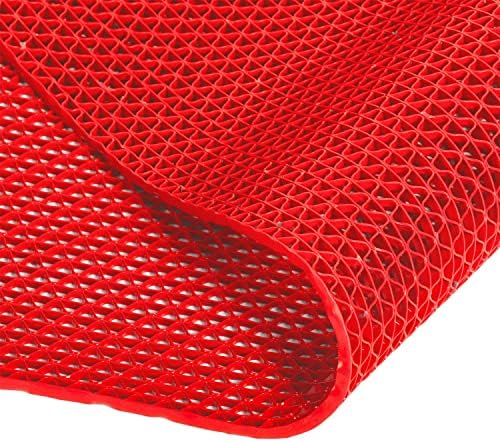 Commercial Drainage Floor Mat 3x16 Ft Wet Area Mat Pool Mats 0.22'' Thick by Nisorpa