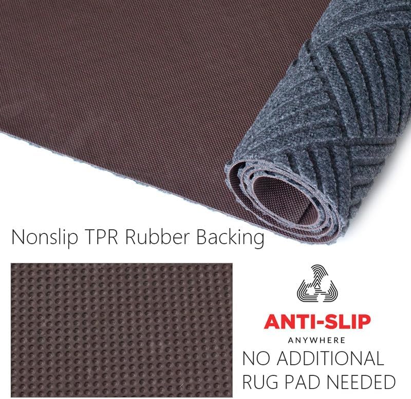 Petgrow Hallway Runner Rug 5FTX10FT, Super Skid Resistant TPR Backing Area Rug - Image 2