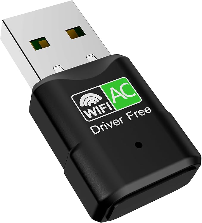 USB WiFi Adapter for Desktop PC, RENGOGA 600Mbps Dual Band 2.4G 5.8G Wireless by RENGOGA