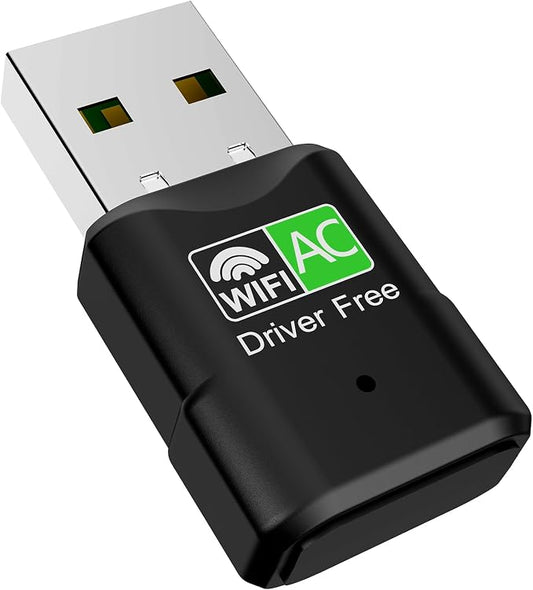USB WiFi Adapter for Desktop PC, RENGOGA 600Mbps Dual Band 2.4G 5.8G Wireless by RENGOGA