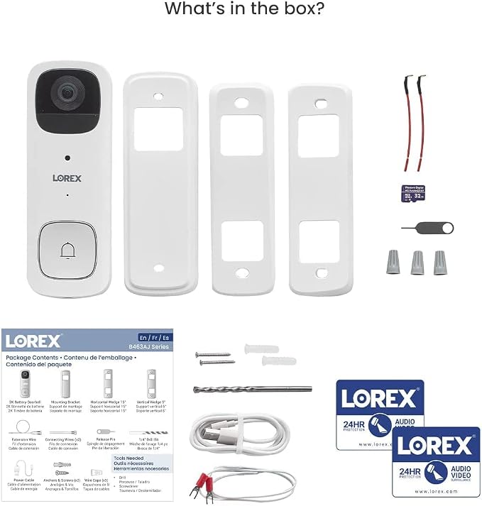 Lorex 2K Wireless WiFi Smart Video Doorbell Camera | No Subscription Fee | 32GB - Image 7