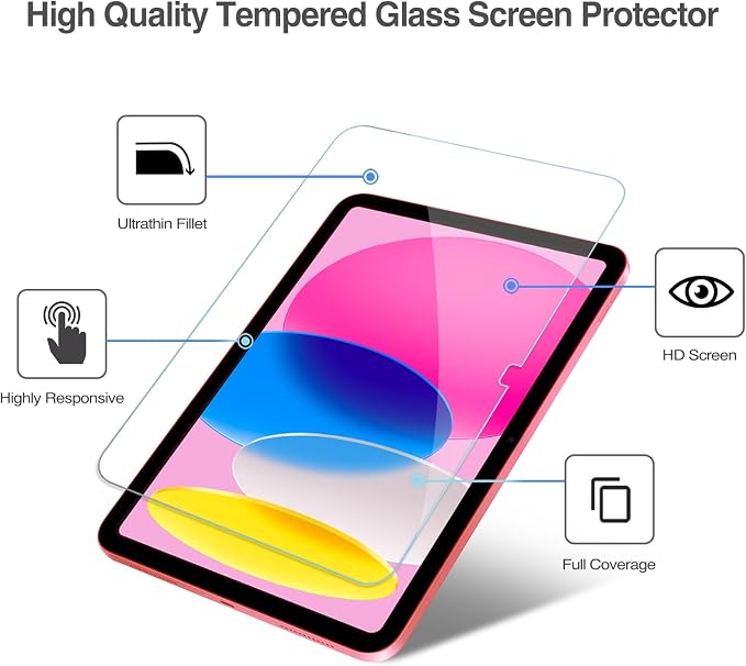 ProCase Screen Protector for iPad A16 2025 11th/10th 2022 Generation, 2 - Image 7