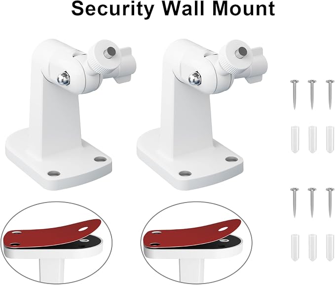 2Pack Adjustable Wall Mount for Arlo Essential 2K Indoor/Outdoor, for Arlo Pro - Image 8