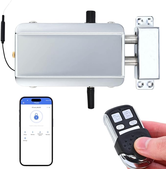 Electronic Deadbolt Anti-Theft Smart Hidden Door Lock by YUHANUS