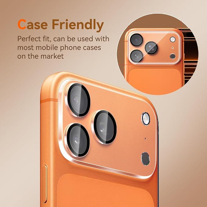 Camera Lens Protector for iPhone 17 Pro 6.3", 9H Tempered Glass，Ultra HD - Image 4