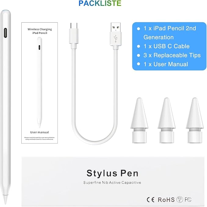 HATOKU Pencil 2nd Generation for Apple iPad, iPad Pencil - Image 7