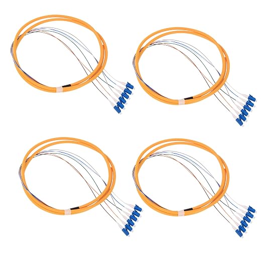 4Pcs 1.5 Meter LC Cable, SingleMode 9/125 Fiber Pigtail by ProfessionalFiberNetworkDevicemanufacturer