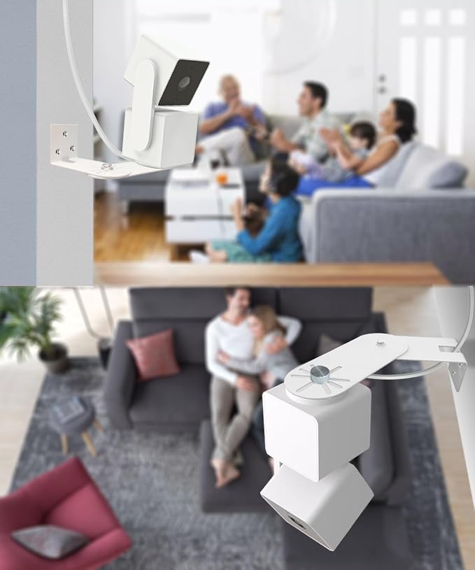 4Pack Metal Swivel Wall Mount Bracket - Image 6