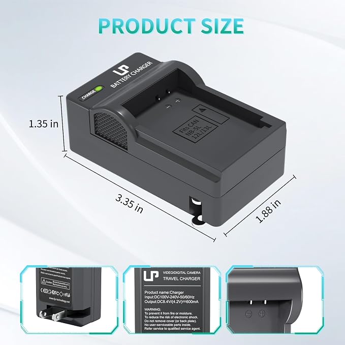 LP CB-2LH CB-2LHT NB-13L Battery Charger - Image 5
