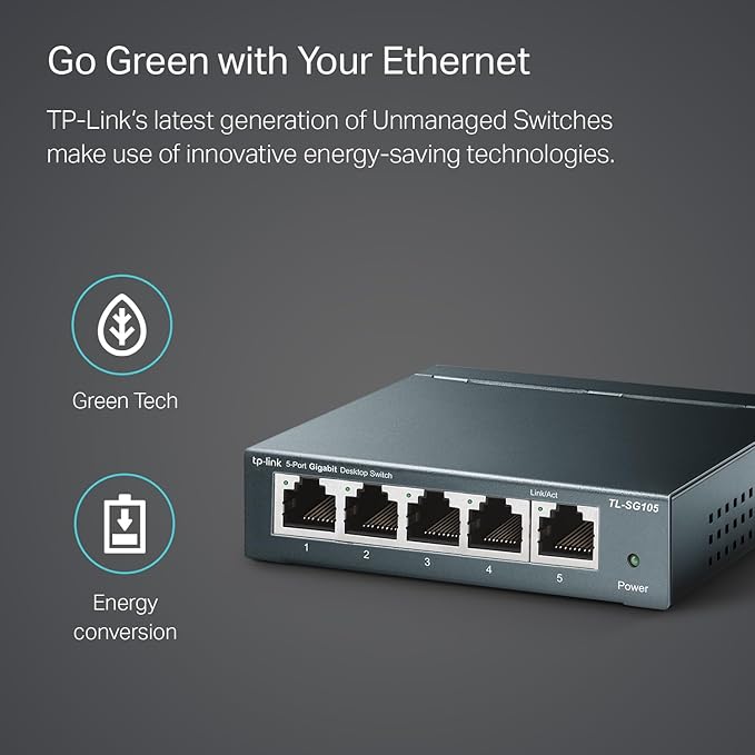 TP-Link 5 Port Gigabit Ethernet Network Switch | Ethernet Splitter | Sturdy - Image 5