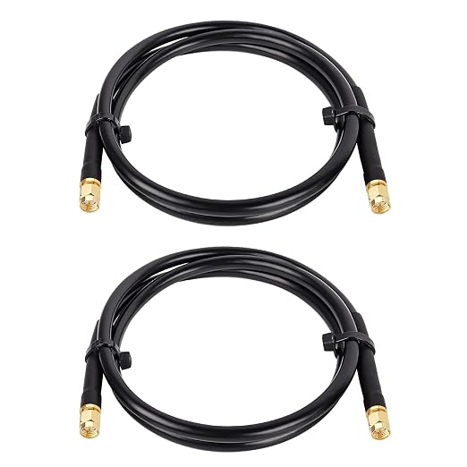 MOOKEERF KMR240 SMA Male to SMA Male Coaxial Cable 50 ohm Coax Ultra Low Loss by MOOKEERF