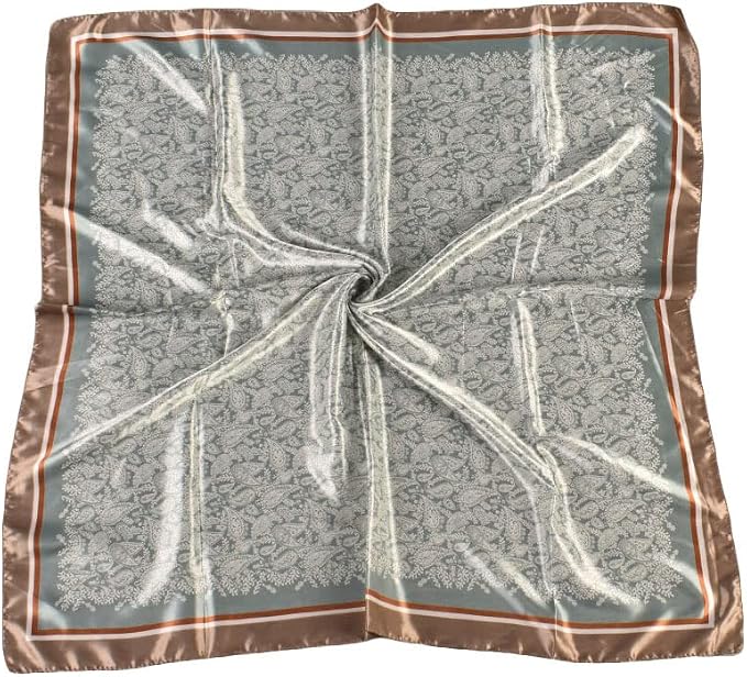 4Pcs Silk Head Scarves for Women Satin Hair Scarf 35”Large Square Bandana Silk - Image 2