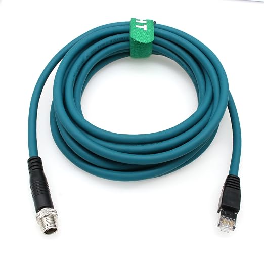 Ethernet 8 Pin X-Coded M12 RJ45 CAT-7e Cable - Image 2
