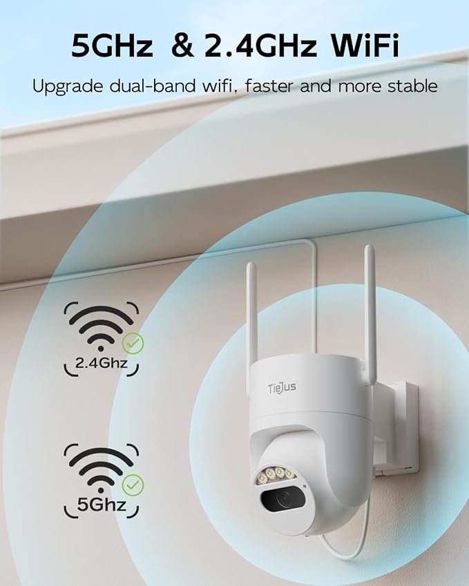 5G/2.4G Security Camera Outdoor, 3MP Wired Cameras 24/7 Recording, Plug-in Power - Image 7
