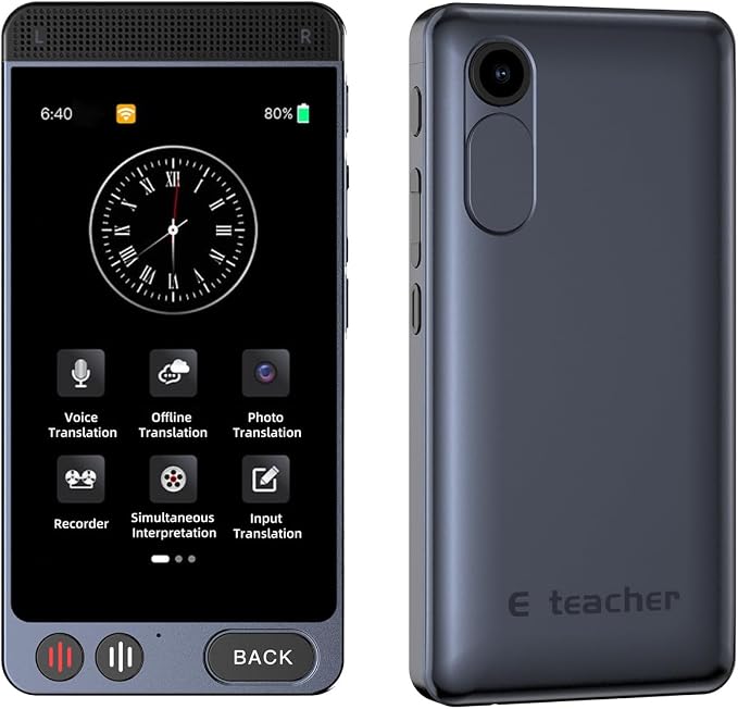 Language Translator Device, 142 Languages AI Translator by Unknown