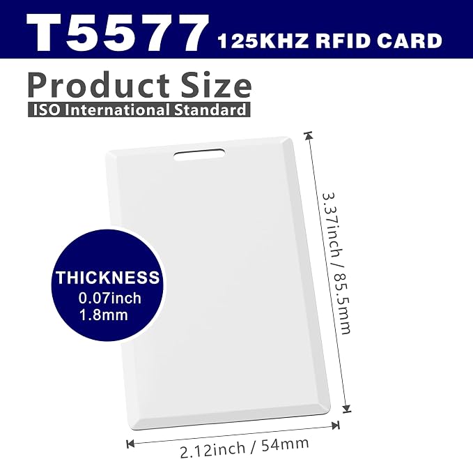 30pcs T5577 RFID Card 125khz RFID Card Rewritable RFID Proximity Cards - Image 2