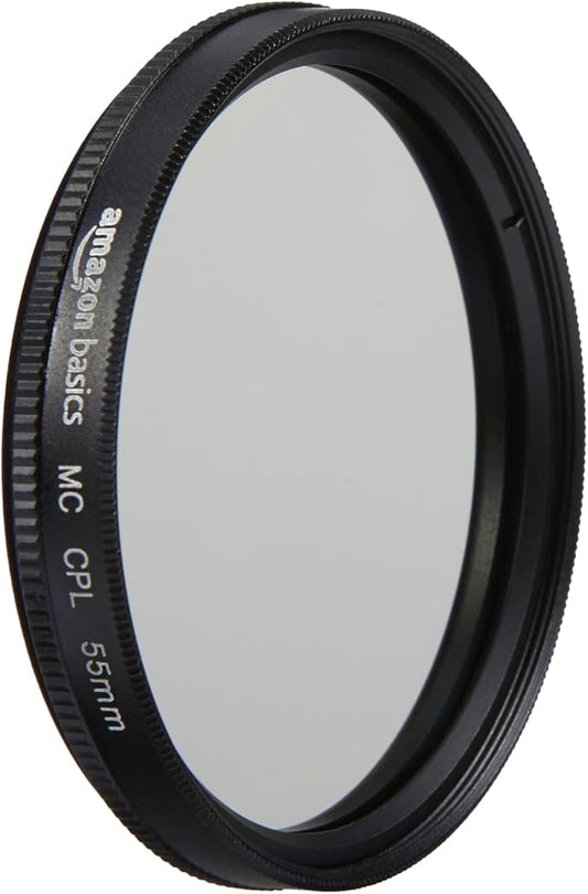 Amazon Basics Circular Polarizer Camera Lens Filter, 360° Rotatable Frame by AmazonBasics