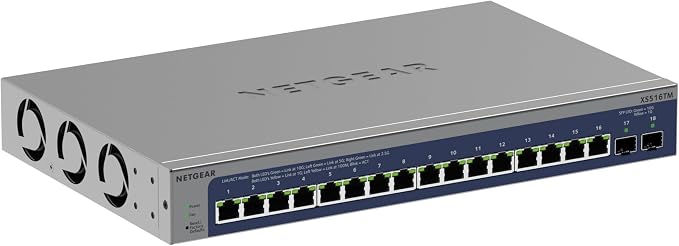 NETGEAR 18-Port 10G/Multi-Gigabit Ethernet Smart Switch by NETGEAR