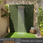 Majestick Goods 8-Count Fake Grass Interlocking Artificial Turf Deck Tiles - Image 6