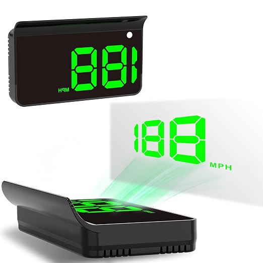 Heads up Display for Cars, Car HUD, Head up Display for Car, Digital GPS HUD by KUOWEIHUD