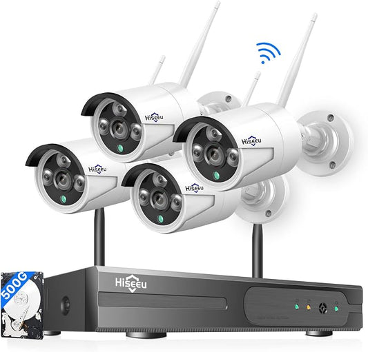 Hiseeu 5MP Wireless Security Camera System by Hiseeu