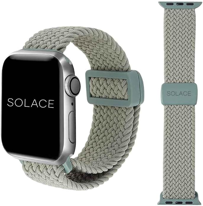 Solace Bands Imperium Adapt Wide Adjustable Nylon Braided Watch Band by SolaceBand