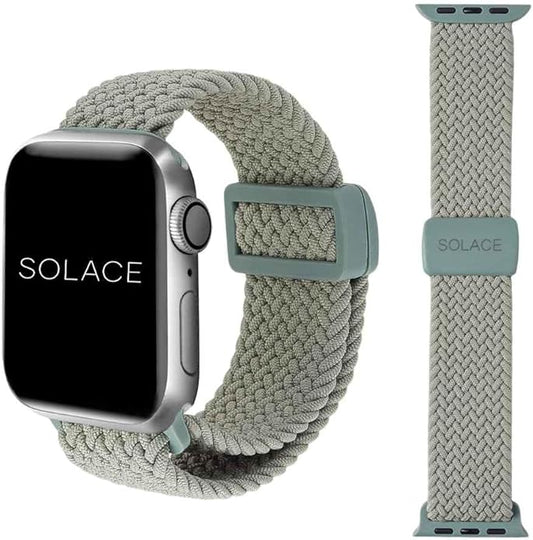 Solace Bands Imperium Adapt Wide Adjustable Nylon Braided Watch Band by SolaceBand