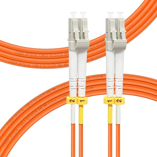 FLYPROFiber- 3M/10ft OM1 LC to LC Fiber Patch Cable, Length Options: 0.2m-100m by FLYPROFiber