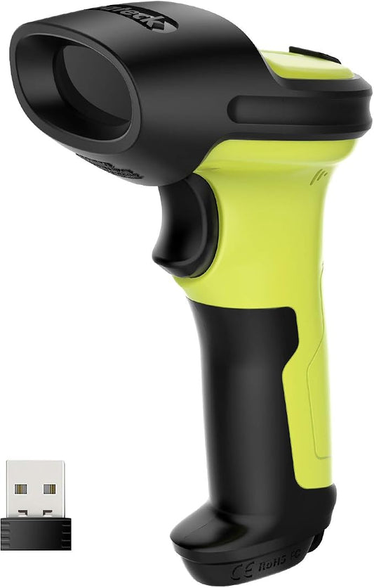 Inateck Barcode Scanner, Wireless Scanner, 1 Charge 180 Days Standby, 35M Range by Inateck