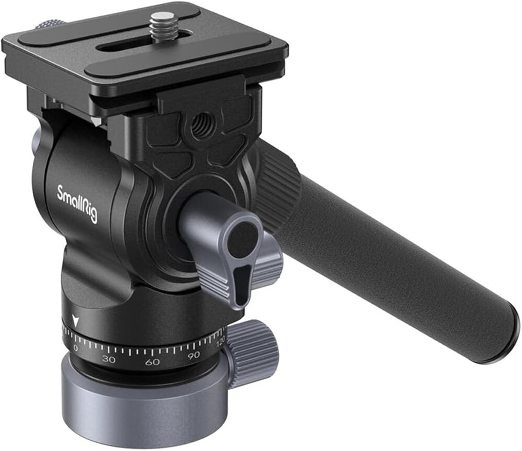 SmallRig Video Head with Leveling Base, Quick Release Plate - Image 4