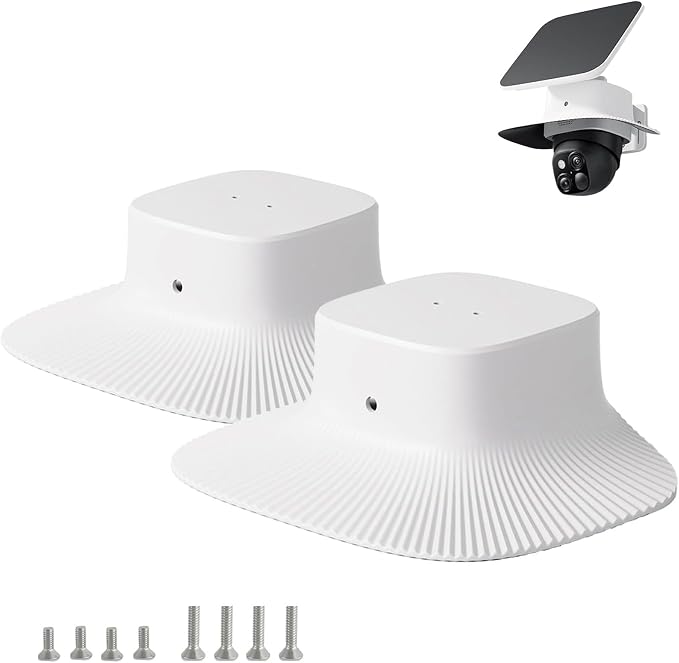 2 Pack Rain Cover for Eufy Security SoloCam S340, Dustproof and UV Resistant by Unknown
