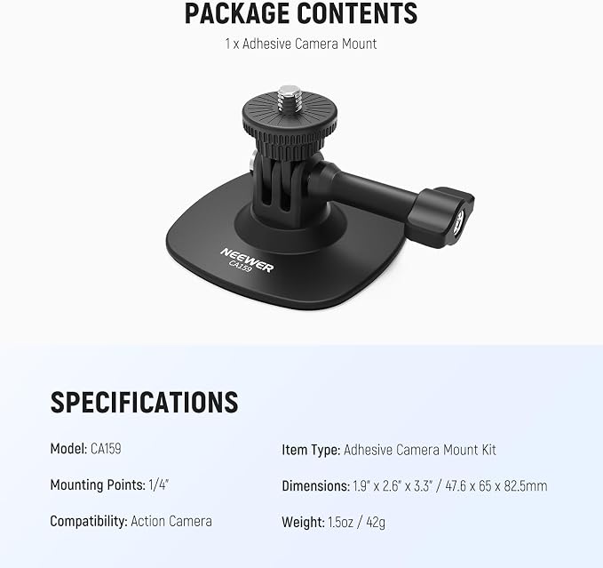 NEEWER Adhesive Mount Compatible - Image 7