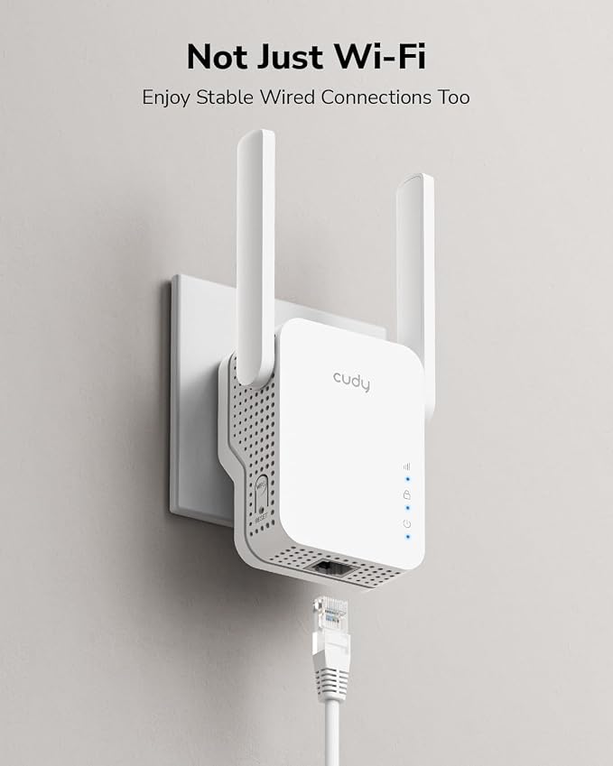 Cudy RE1500 AX1500 WiFi 6 Range Extender Dual Band 2.4G 5G Wireless Booster - Image 7