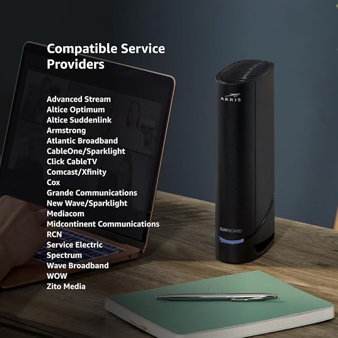 Arris - Cable Modem Router Combo - Fast DOCSIS 3.1 Multi-Gigabit WiFi 6 - Image 6