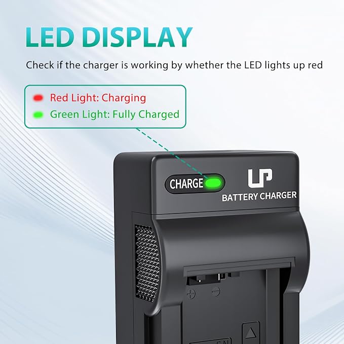 NP-FW50 Battery Charger, LP Charger Compatible - Image 3