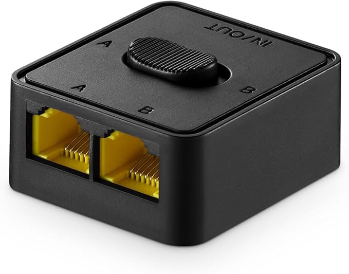 Binardat 10 Gigabit Network Switcher, 10G/5G/2.5G/1000M/100Mbps, Passive by Binardat